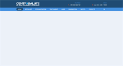 Desktop Screenshot of centro-salute.org